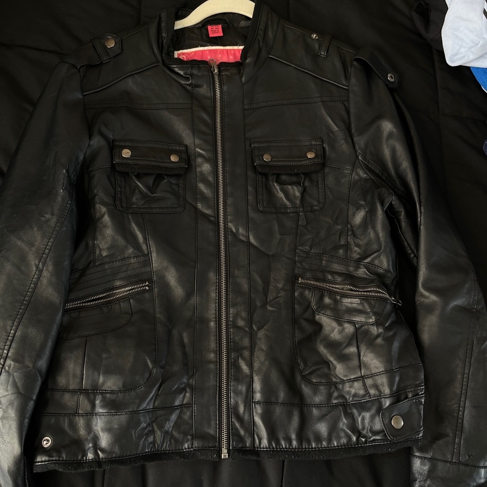 Leather jacket